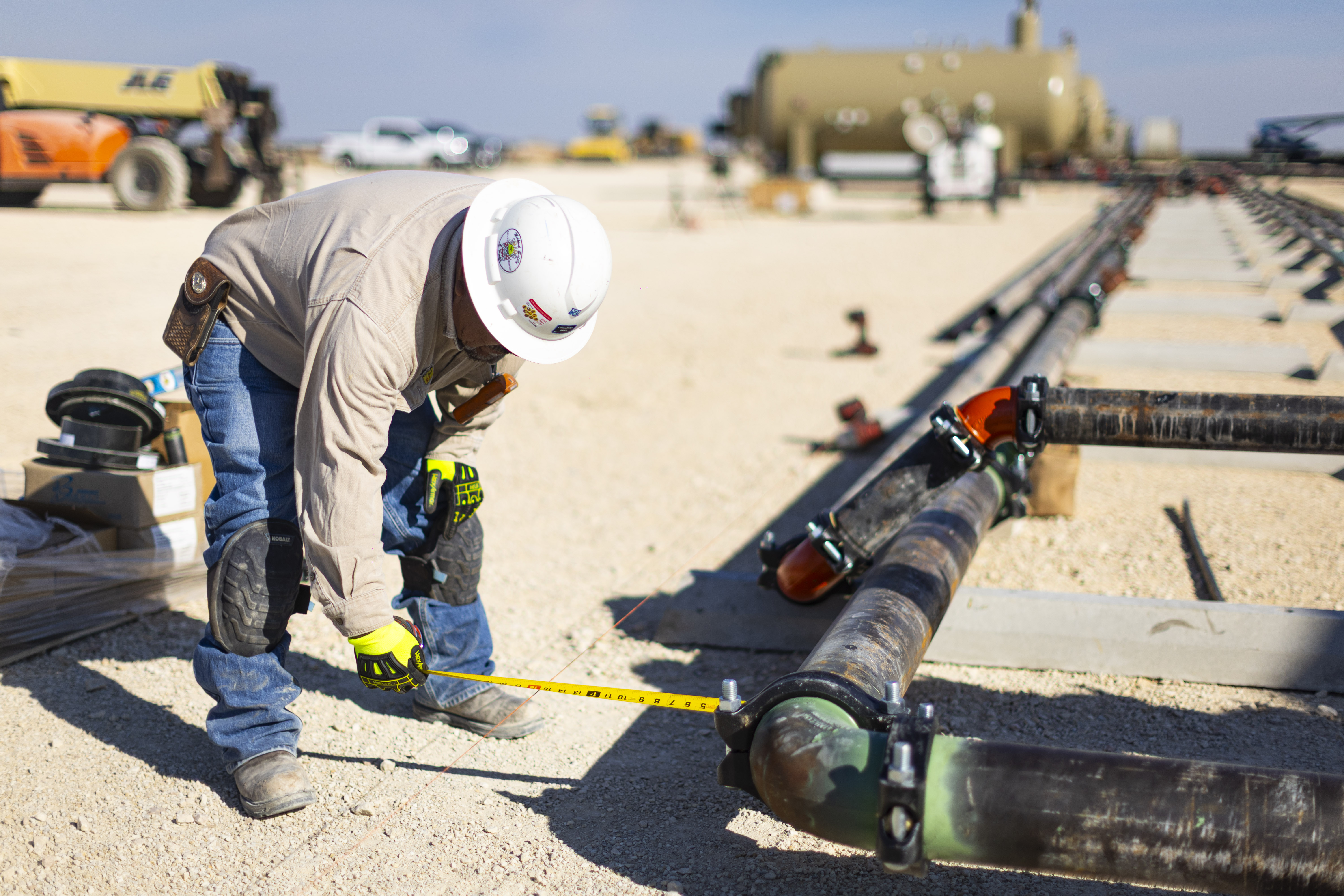 Pipeline crew